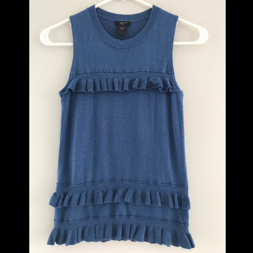 Ann Taylor Ruffle Top